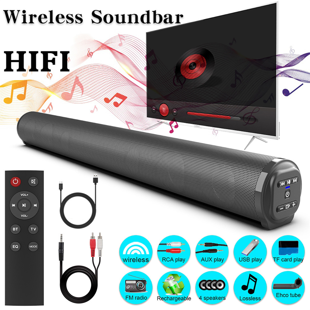 Home Bar And Theater - Soundbar TV-geluidssysteem Bluetooth-luidspreker Draadloze subwoofer Bass