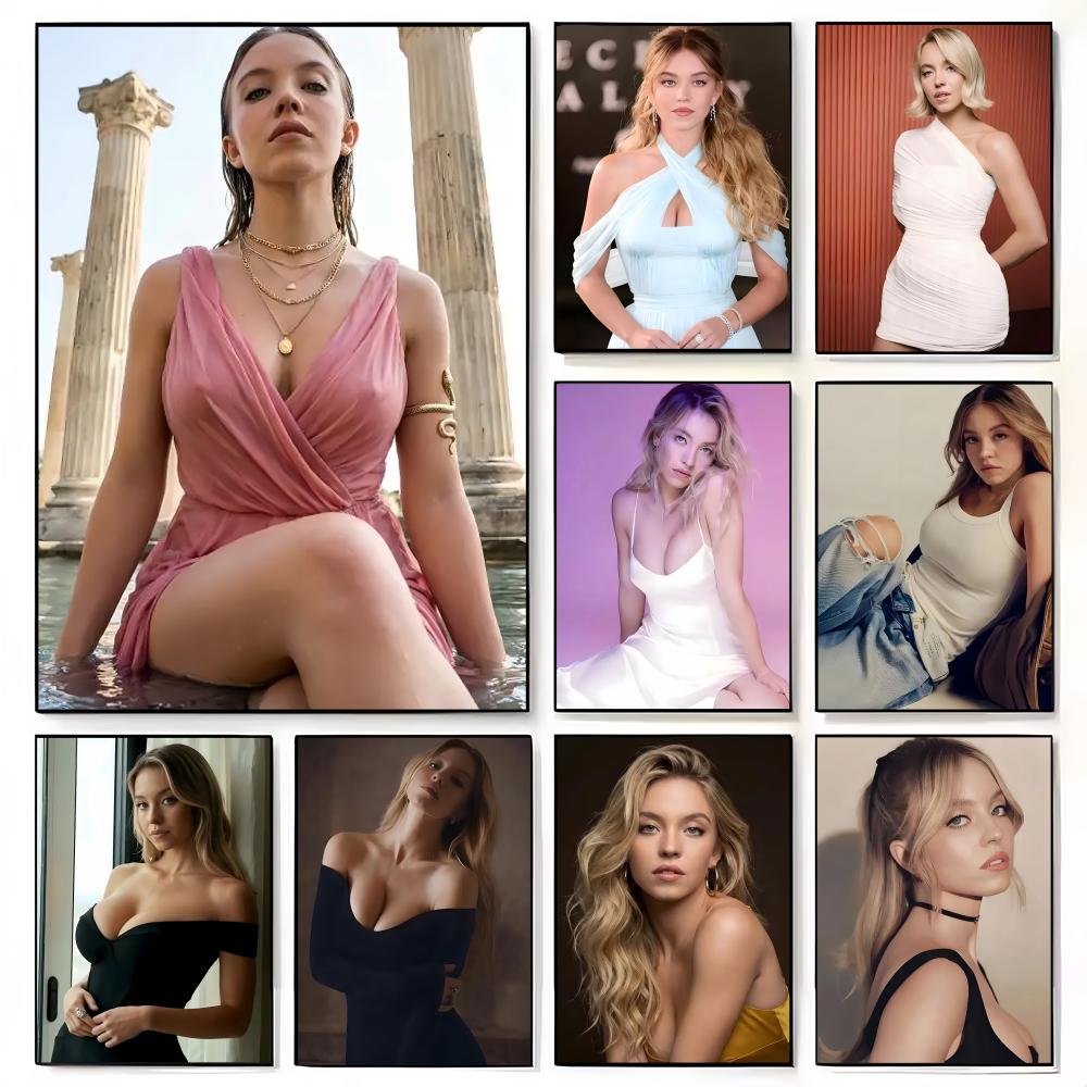 Home Bar Sydney - s-Sydney Sweeney Trendy_Actor Poster Decoratieve wanddecoratie