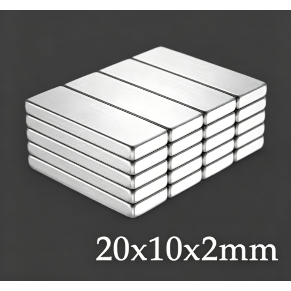 Home Bar And Fridge - 10x10x2/20x10x2mm Staafmagneten - Rechthoekige magneten voor