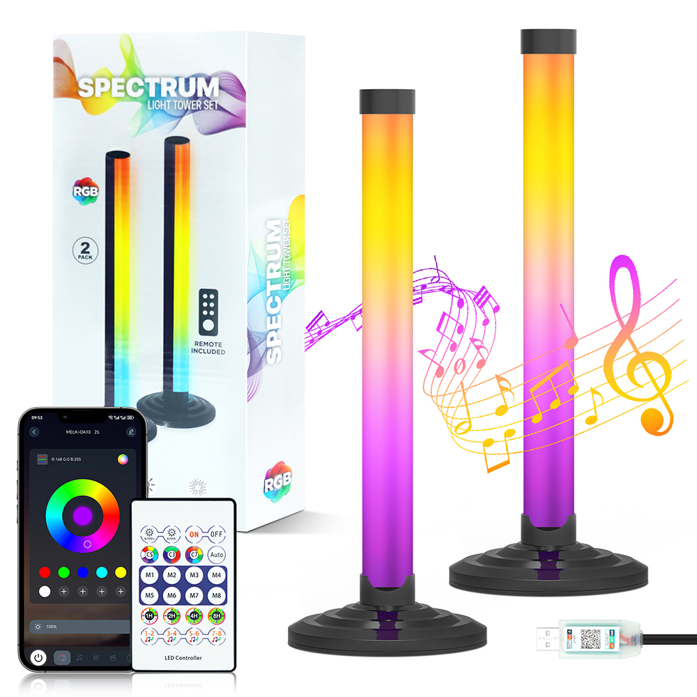 Home Bar And Theater - 5V Smart LED Hoekvloerlamp RGB Muziek