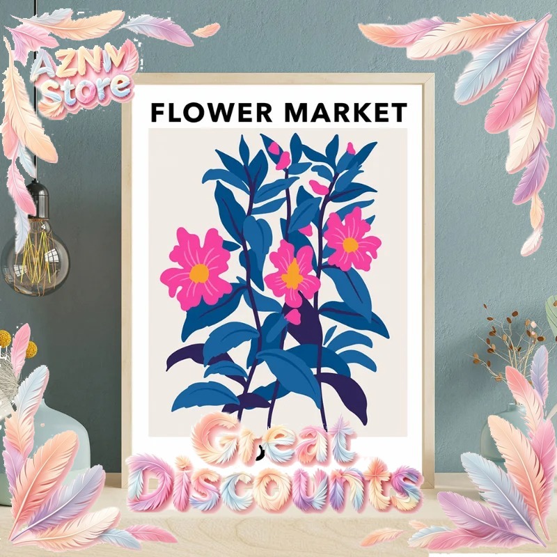Home Barcelona - Bloemenmarkt Prints Poster Barcelona Stockholm Columbia