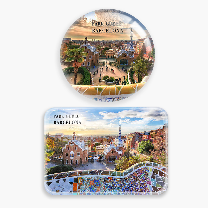 Home Barcelona - Park Guell Barcelona Spanje Magneet World