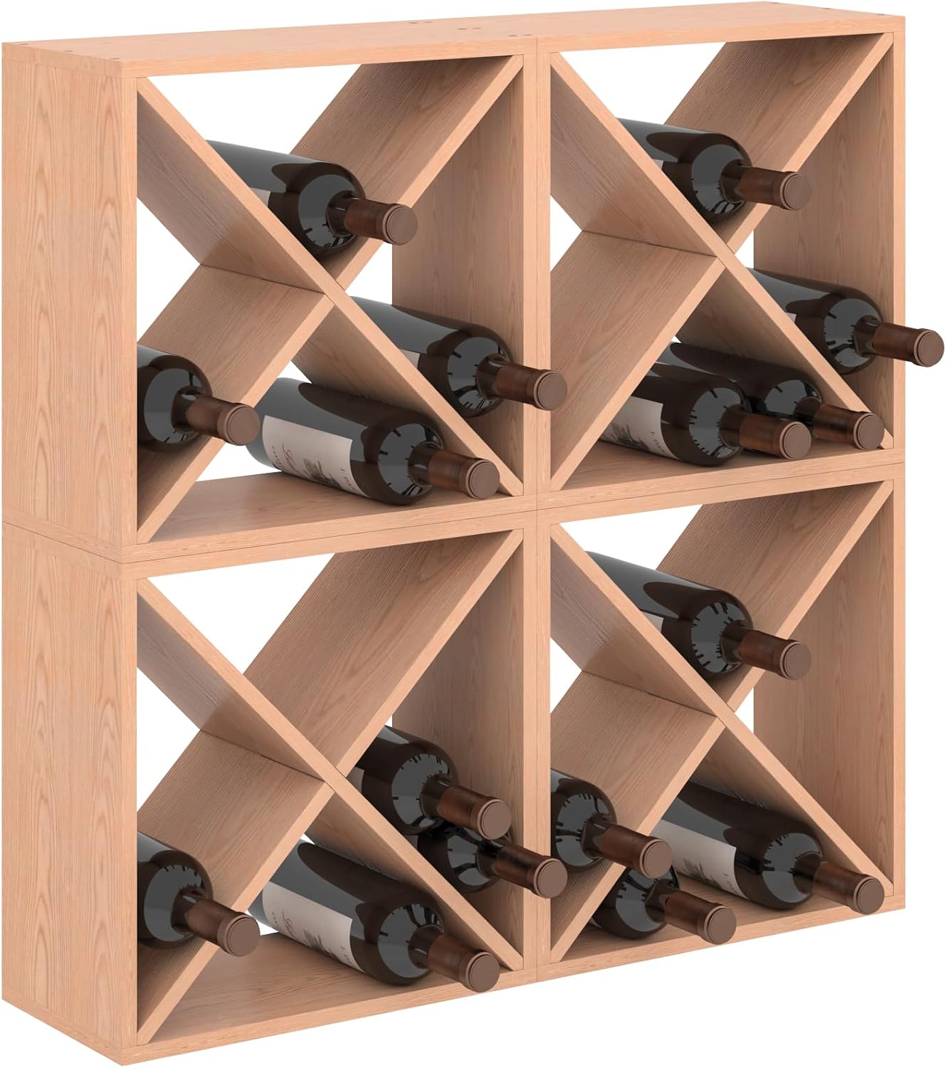 Home Bar Shelf - 96 Flessen Wijnrek Aanrecht Wijnopslag Kubus