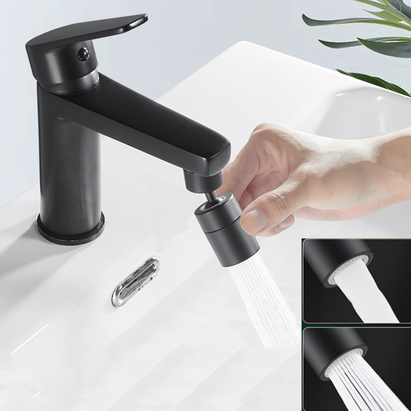 Home Bar Sink - Nieuwe 360 ° Draaibare kraanverlenger Zwart