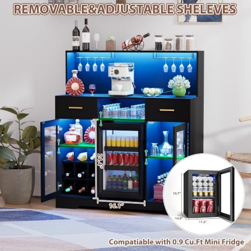 Mini koelkastkast met opbergru - Home Bar And Fridge recensie en prijs