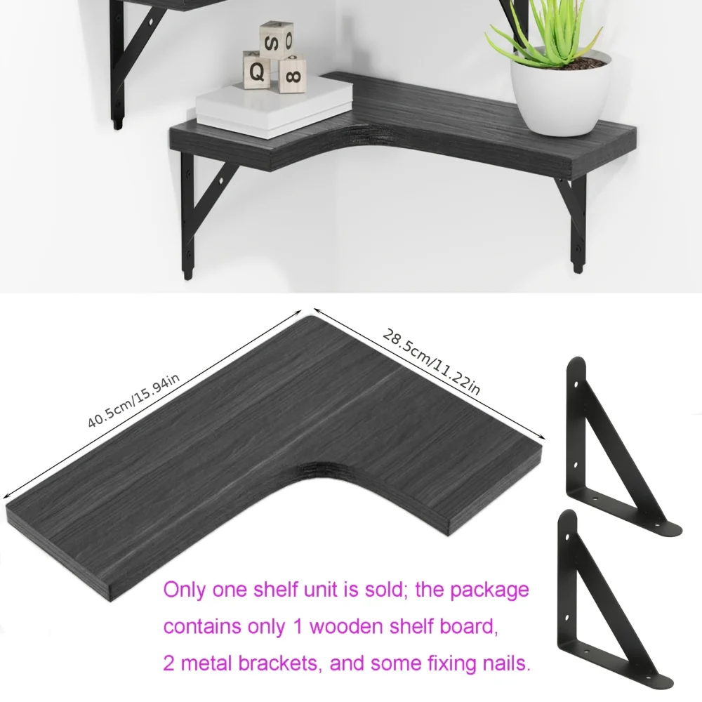 Wandplank van natuurlijk hout  - Home Bar Shelf recensie en prijs