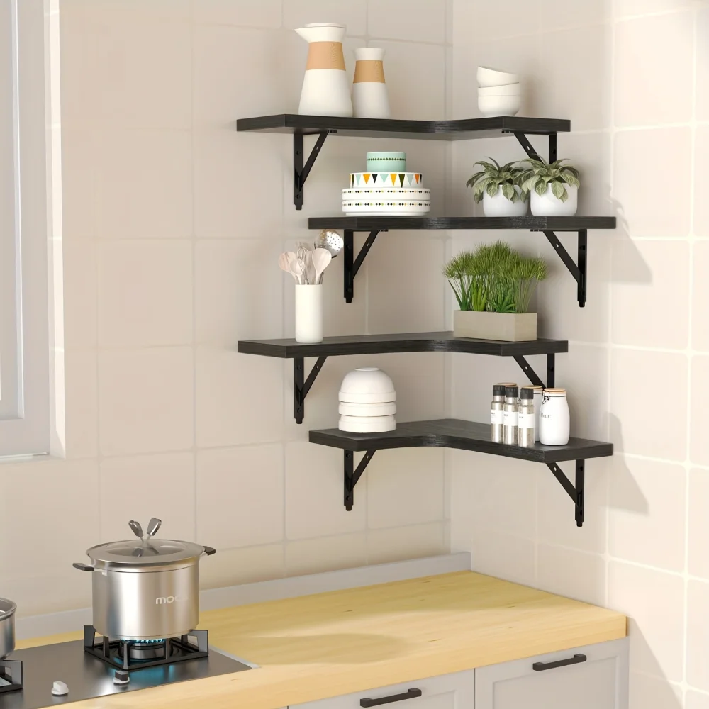 Wandplank van natuurlijk hout  - Home Bar Shelf recensie en prijs
