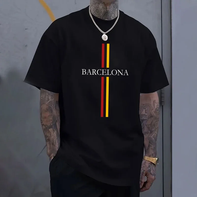 Barcelona katoenen T-shirt voo - Home Barcelona recensie en prijs