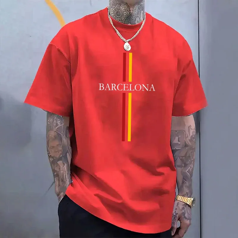 Barcelona katoenen T-shirt voo - Home Barcelona recensie en prijs