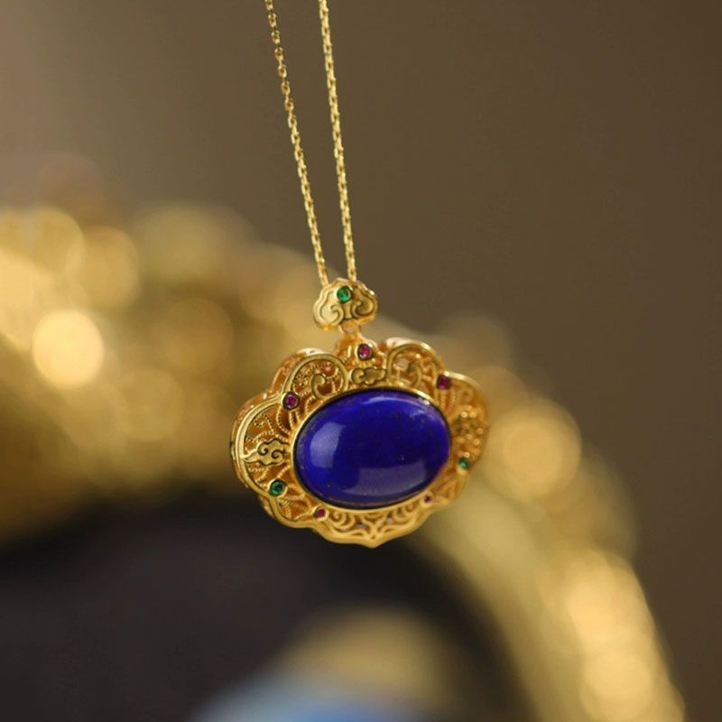 Klassieke Lapis Lazuli Ketting - Bar Cart Gold recensie en prijs