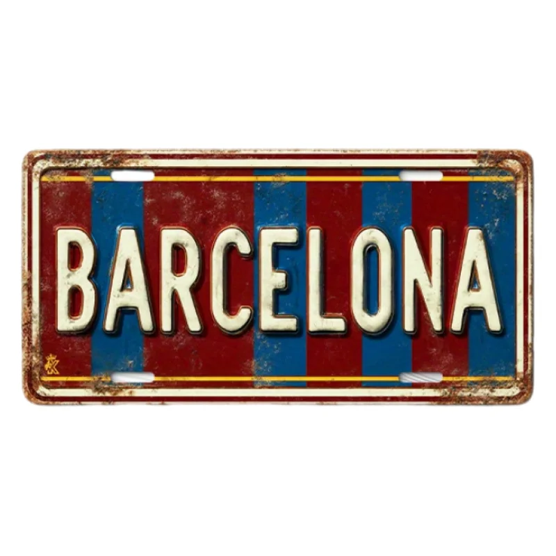 2D plat, 1 stuk retro Barcelon - Home Barcelona recensie en prijs