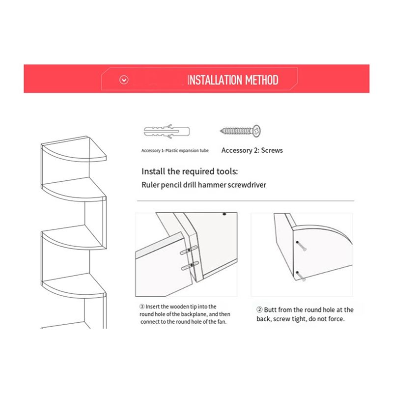 ABUL-hoekplank Hoekponsvrije w - Home Bar Shelf recensie en prijs