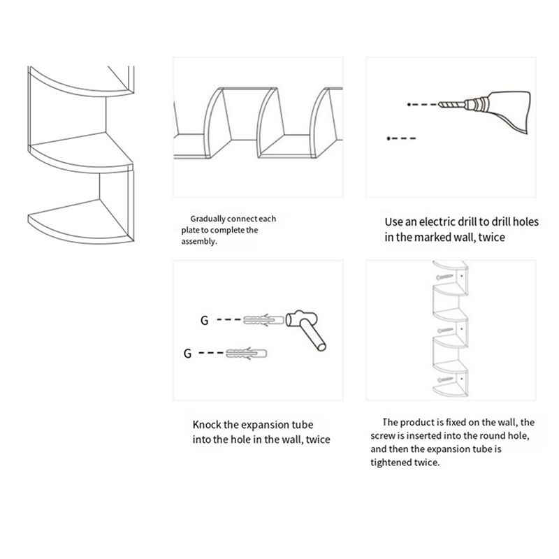ABUL-hoekplank Hoekponsvrije w - Home Bar Shelf recensie en prijs