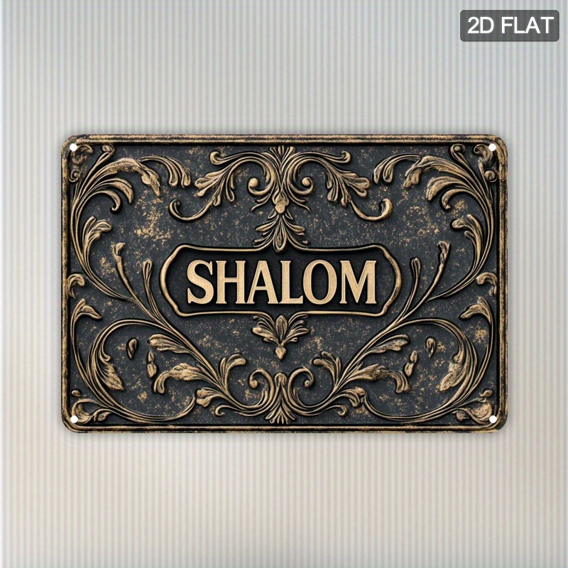 CIFBUY Vintage Shalom aluminiu - Home Bar Signs recensie en prijs