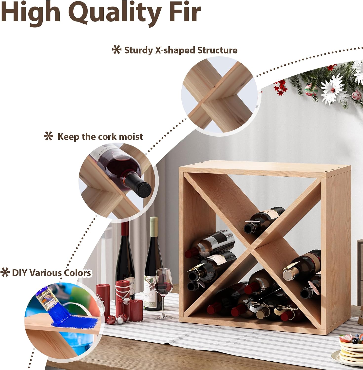 96 Flessen Wijnrek Aanrecht Wi - Home Bar Shelf recensie en prijs