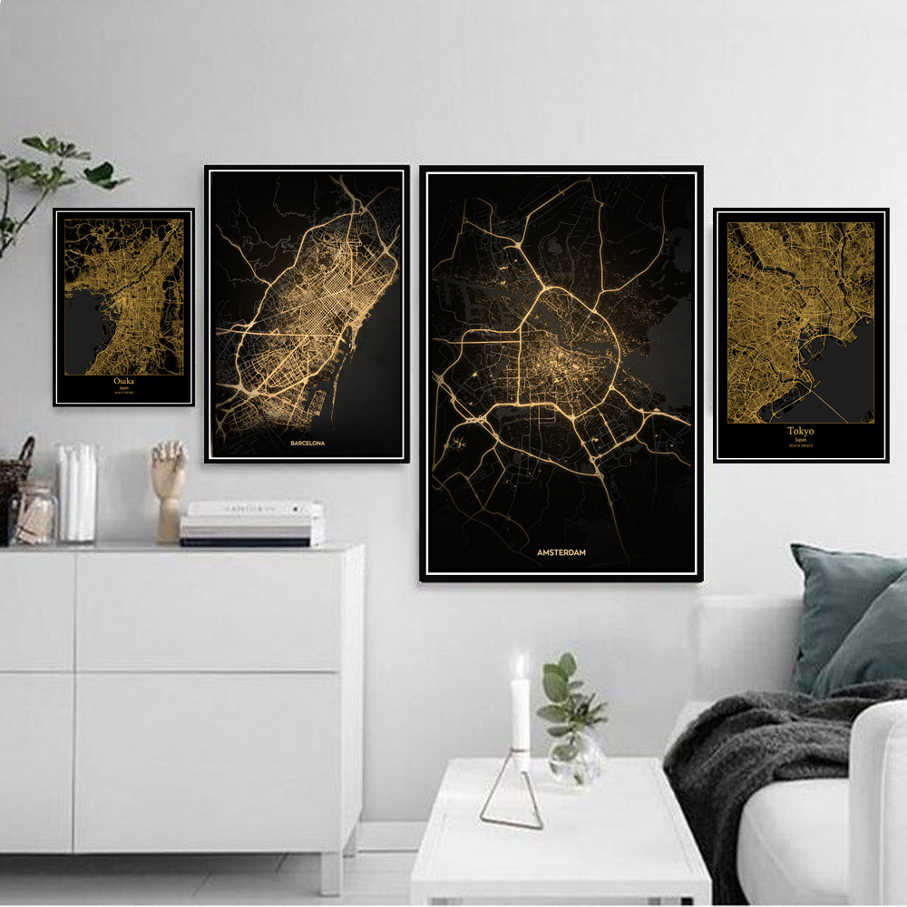 Poster Prints Amsterdam Tokyo  - Home Barcelona recensie en prijs