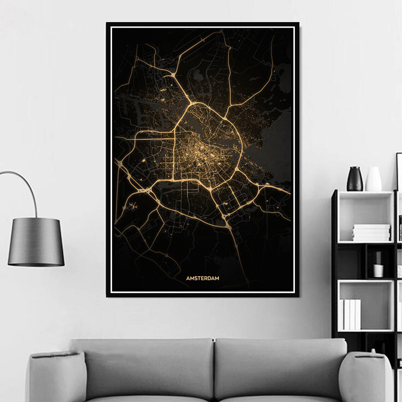 Poster Prints Amsterdam Tokyo  - Home Barcelona recensie en prijs