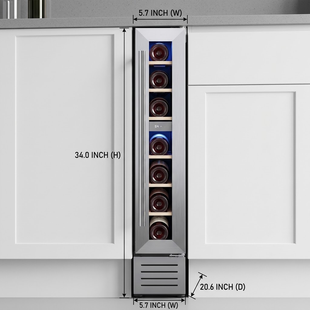 7 Flessen Mini Wijnkoeler Koel - Home Bar And Fridge recensie en prijs
