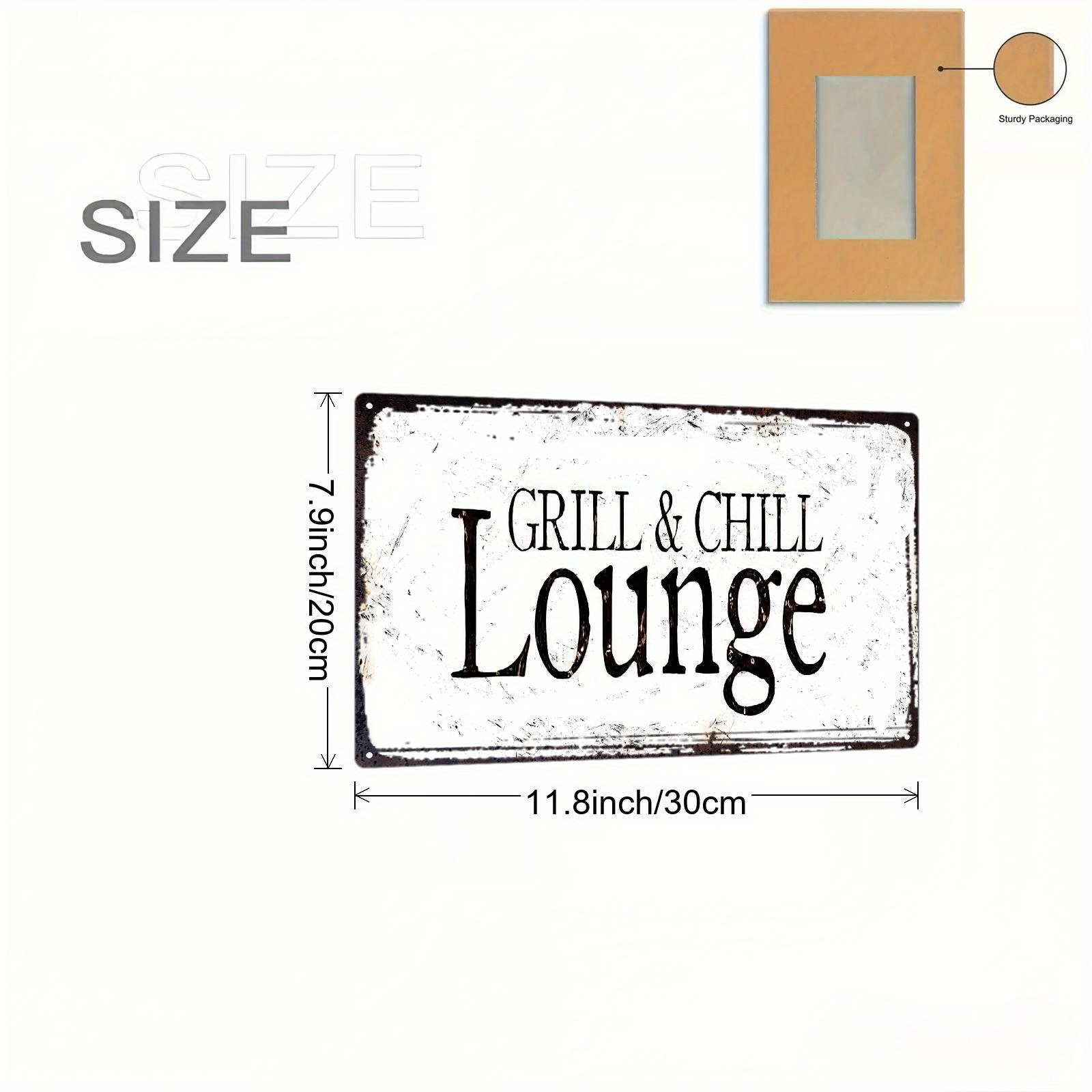 Tin Sign - Vintage Grill & Chi - Home Bar Lounge recensie en prijs