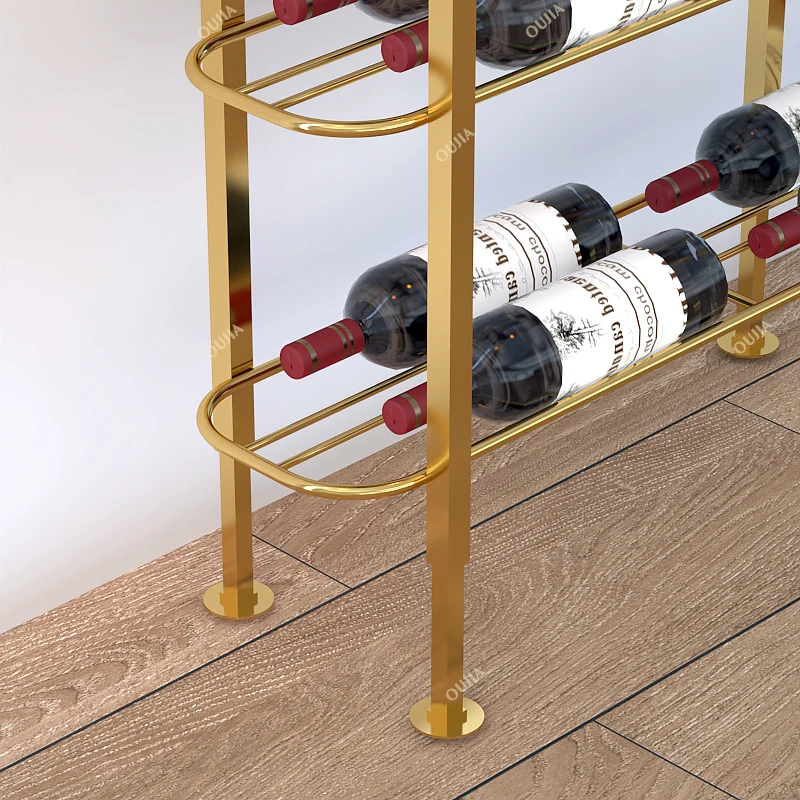 Wandrek voor wijn, van metaal  - Home Bar Shelf recensie en prijs