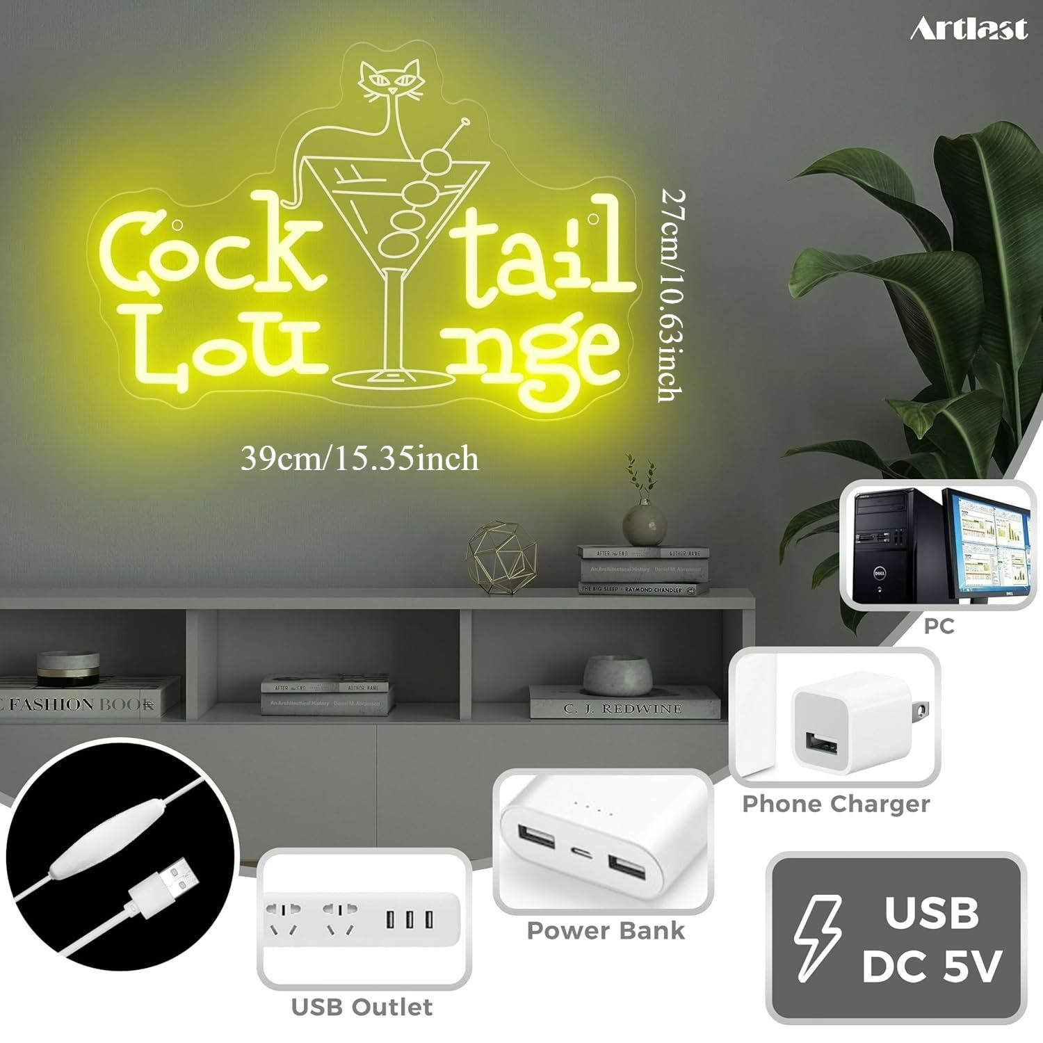 Cocktail Lounge Neonbord Dimba - Home Bar Signs recensie en prijs